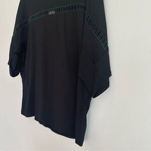 Karina Grimaldi Black Viscose Blouse Women’s Size Medium
